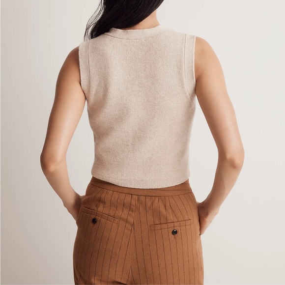 Madewell V-Neck Button-Front Sweater Vest - Picture 10 of 10